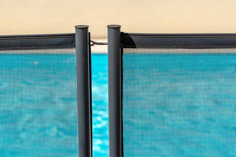 Mesh Fence with Pool Access Point